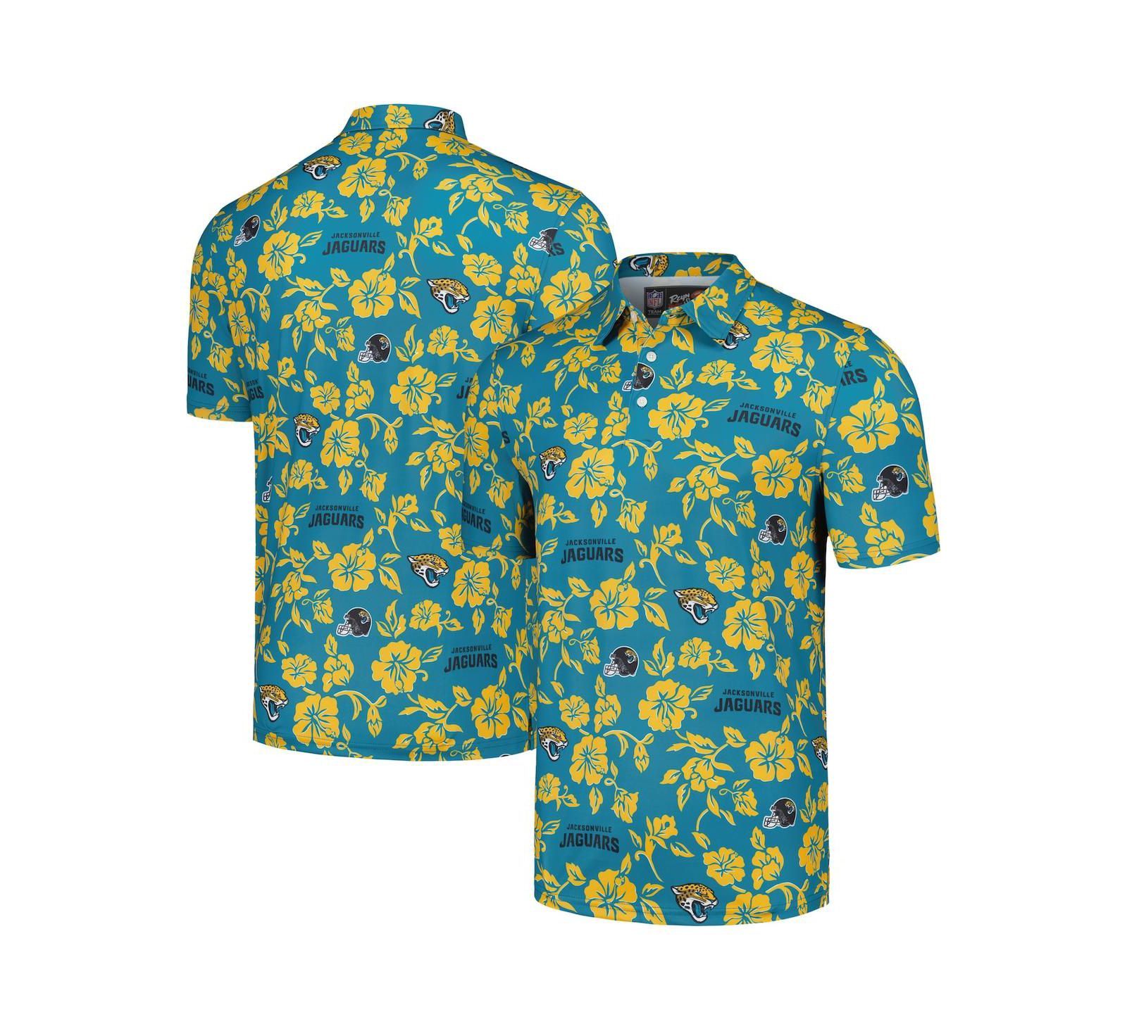 Reyn Spooner Men's Teal Jacksonville Jaguars Pua Performance Polo Shirt
