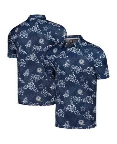 Reyn Spooner Men's Navy Dallas Cowboys Throwback Pua Performance Polo Shirt