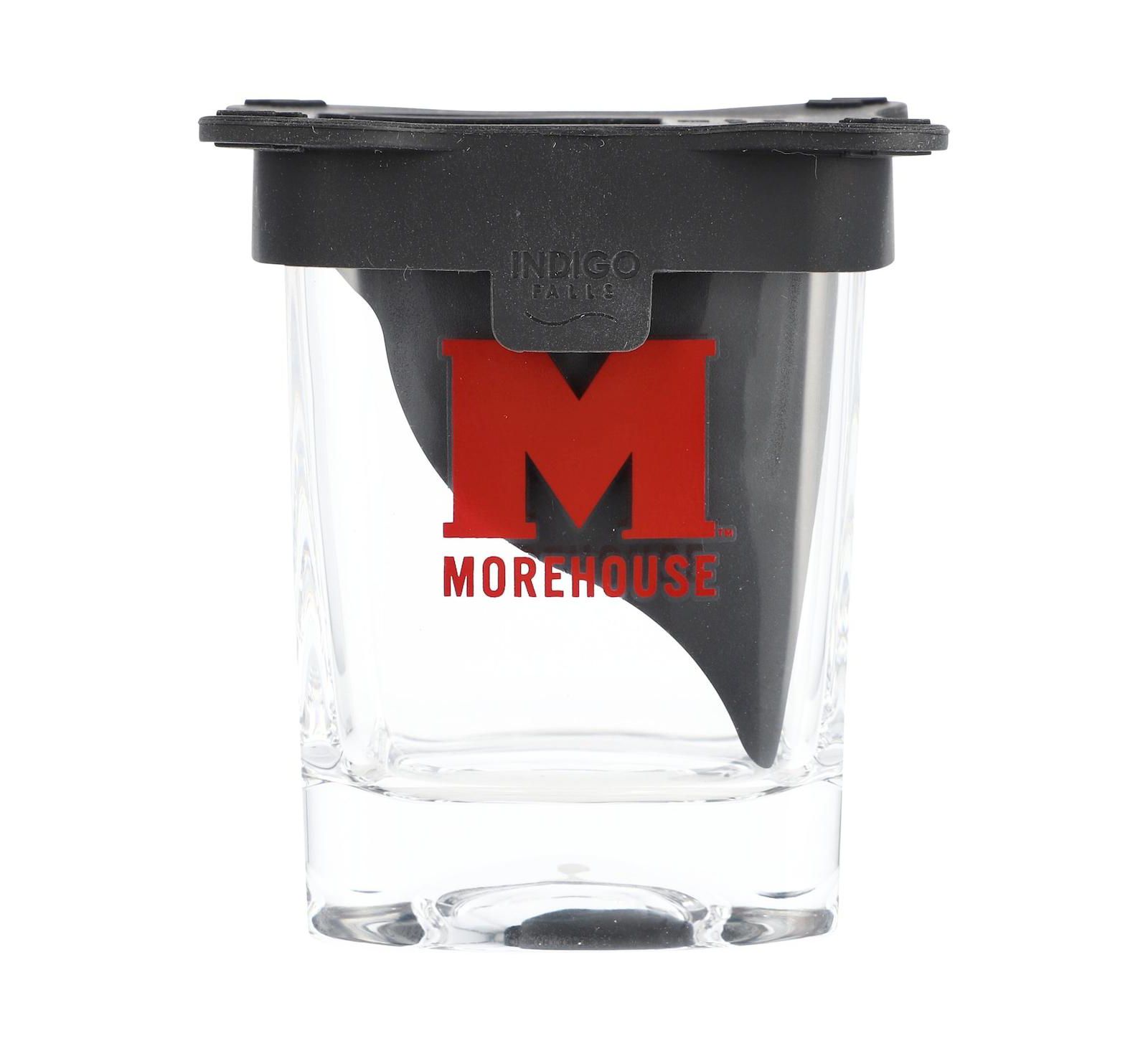 Стакан для льда Indigo Falls Morehouse Maroon Tigers 10oz. Ice Wedge Glass