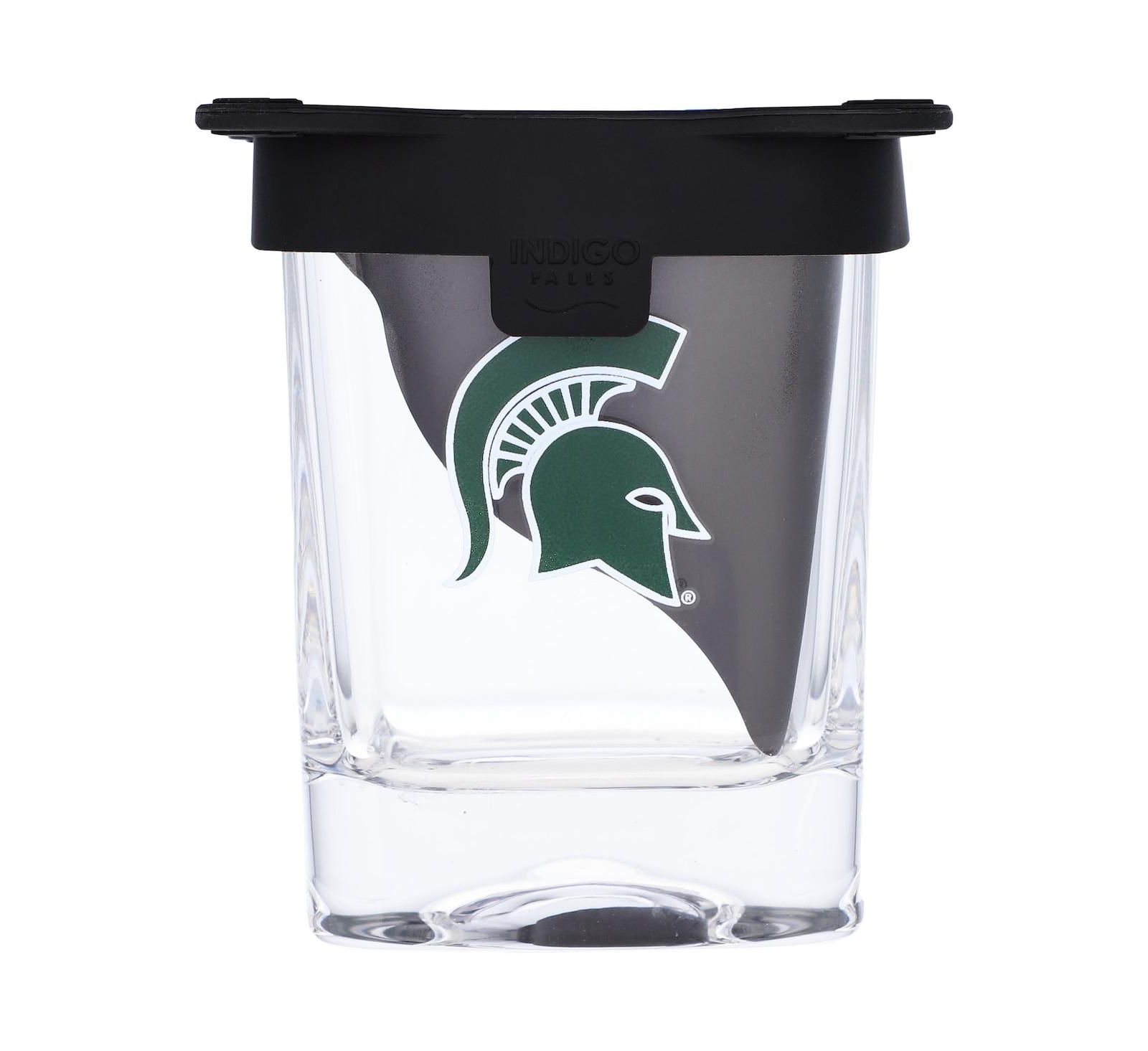 Indigo Falls Michigan State Spartans 10oz. Ice Wedge Glass