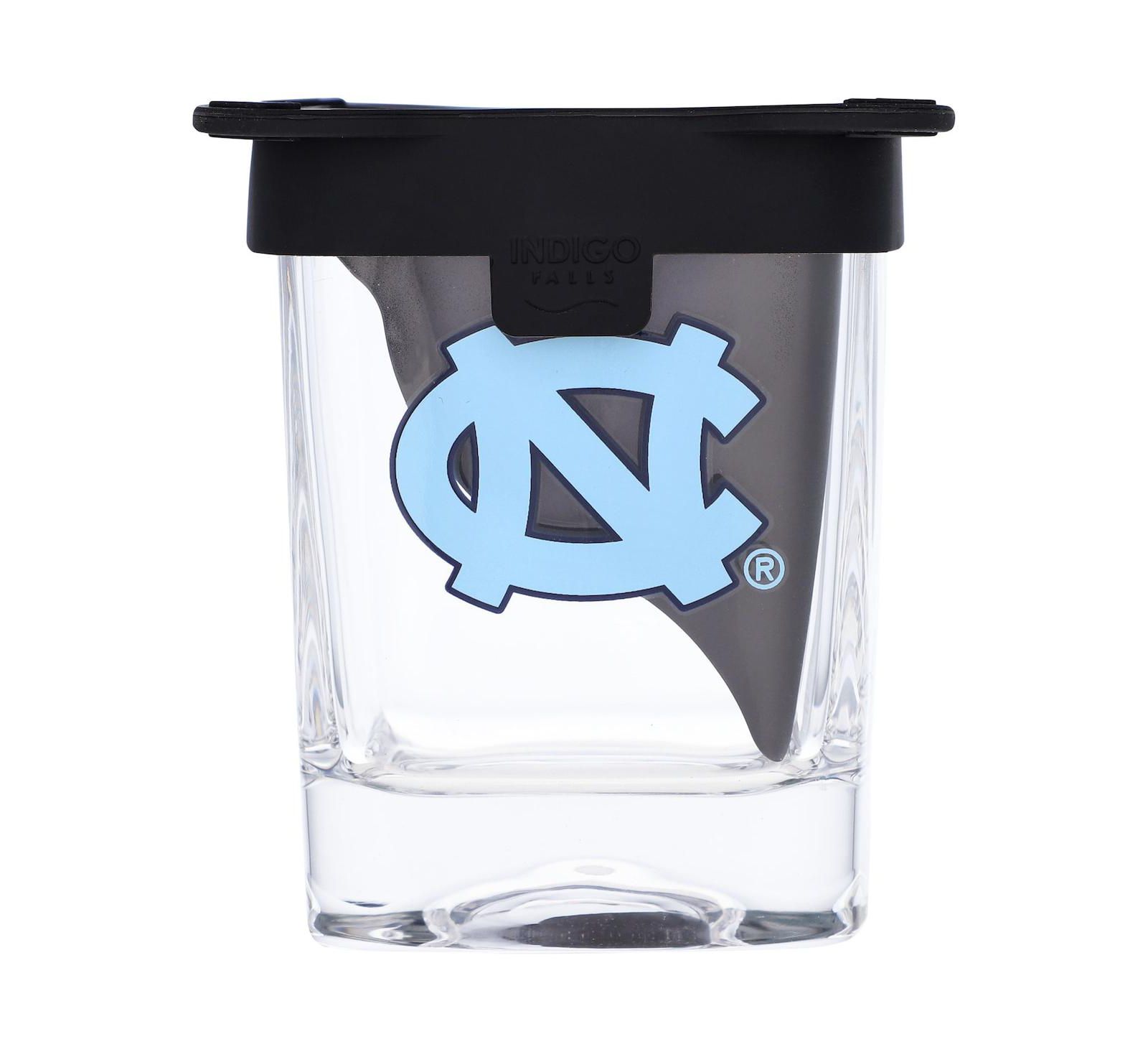 Indigo Falls Стакан для льда North Carolina Tar Heels 10oz. Ice Wedge Glass