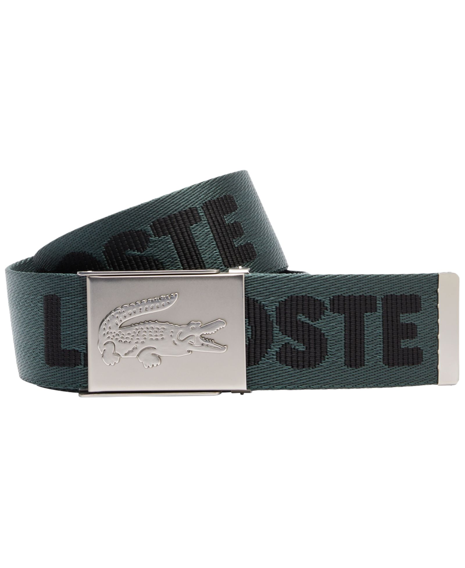 Lacoste Men's Jacquard Webbing Casual Belt