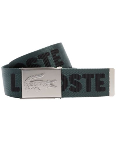 Мужской повседневный ремень Lacoste с жаккардовой лентой