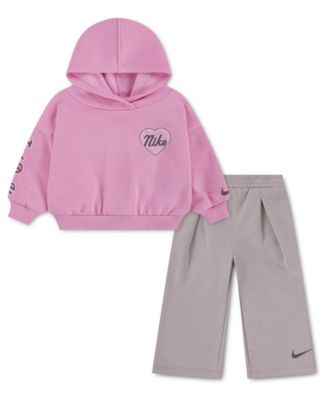 Детский комплект Nike Juxta-Girl Graphics Hoodie и широкие брюки, 2-Piece Set