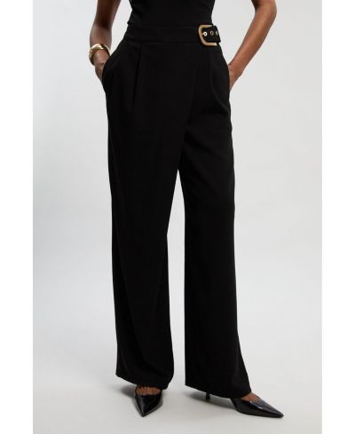 Женские брюки Karen Millen Tailored Crepe Buckle