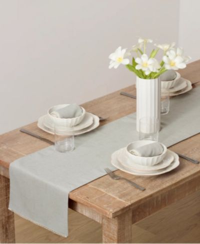Беговая дорожка Lenox French Perle Solid Runner, 14" x 90"