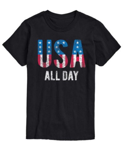 Мужская футболка AIRWAVES USA All Day Flag Fill Short-Sleeve Graphic