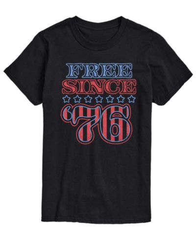 AIRWAVES Men's Free Since 76 Short-Sleeve Graphic T-Shirt