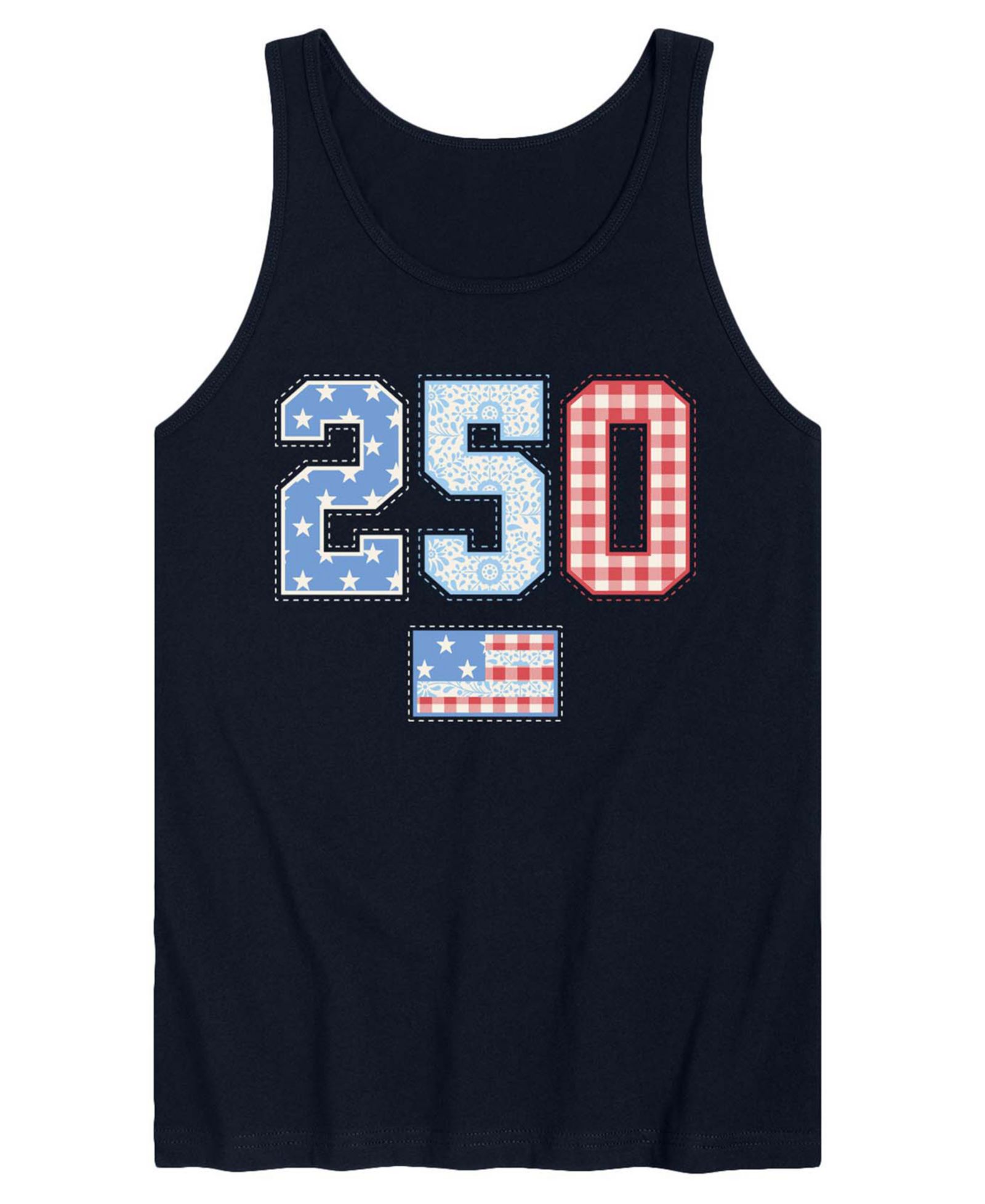 AIRWAVES Men's 250 Americana Quilt Sleeveless Graphic Tank Top