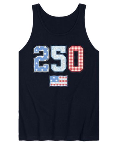 AIRWAVES Men's 250 Americana Quilt Sleeveless Graphic Tank Top