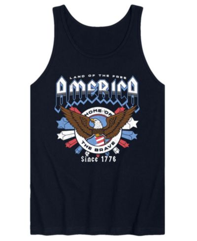 AIRWAVES Men's America Rock Sleeveless Graphic Tank Top