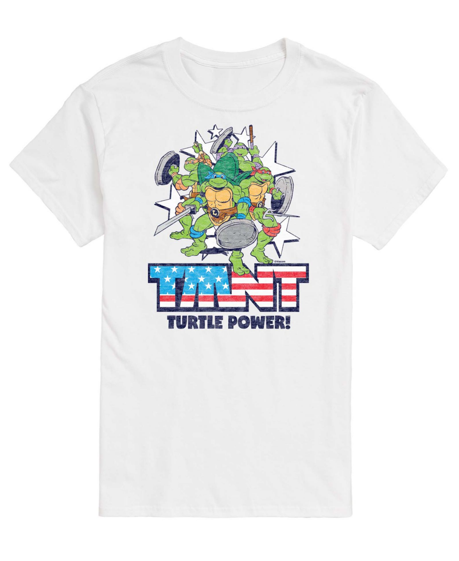 AIRWAVES Men's Turtles Power Short-Sleeve Graphic T-Shirt