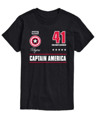 Мужская футболка AIRWAVES Captain America Jersey Short-Sleeve Graphic