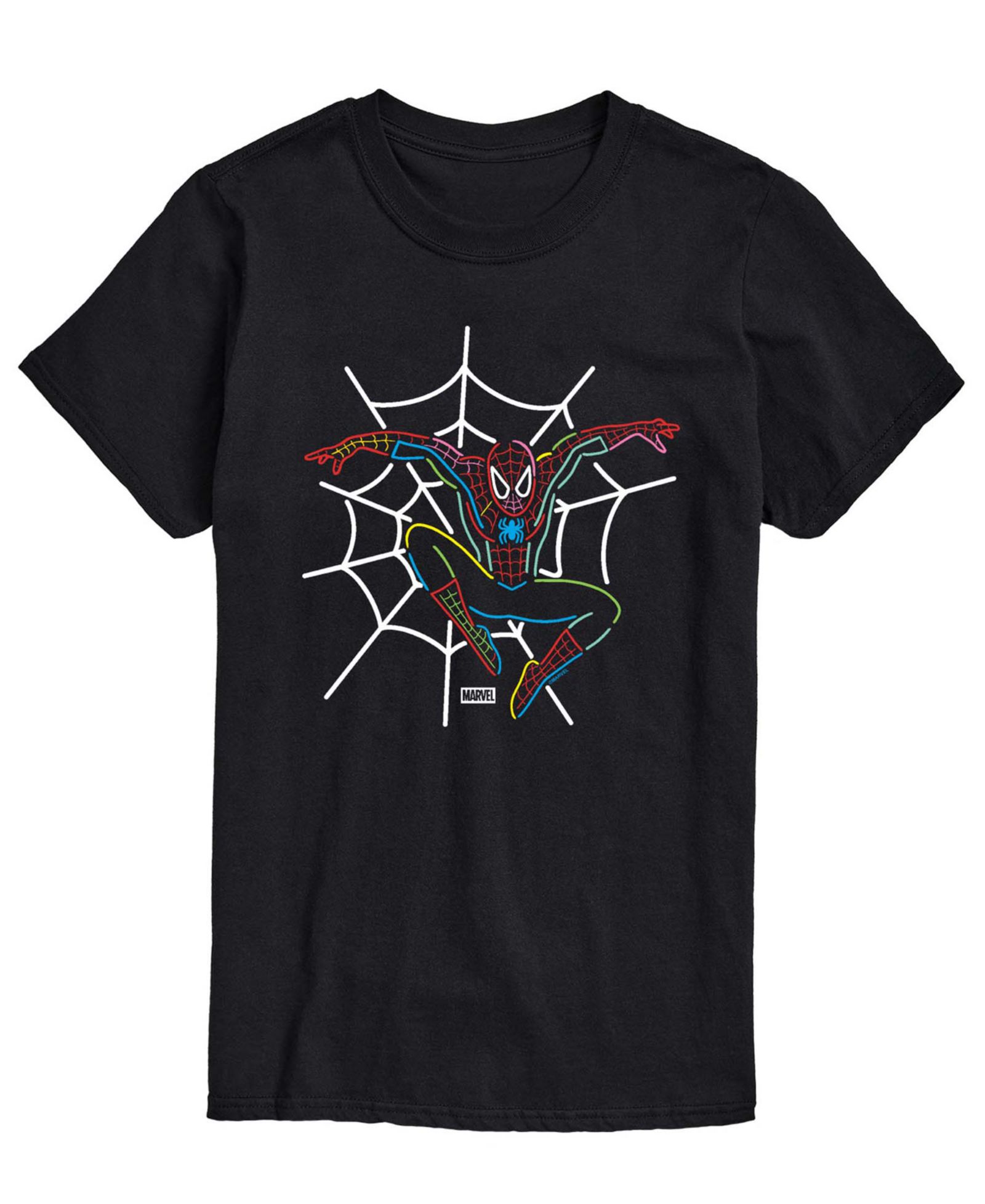 Футболка AIRWAVES Men's Spiderman Neon Short-Sleeve Graphic