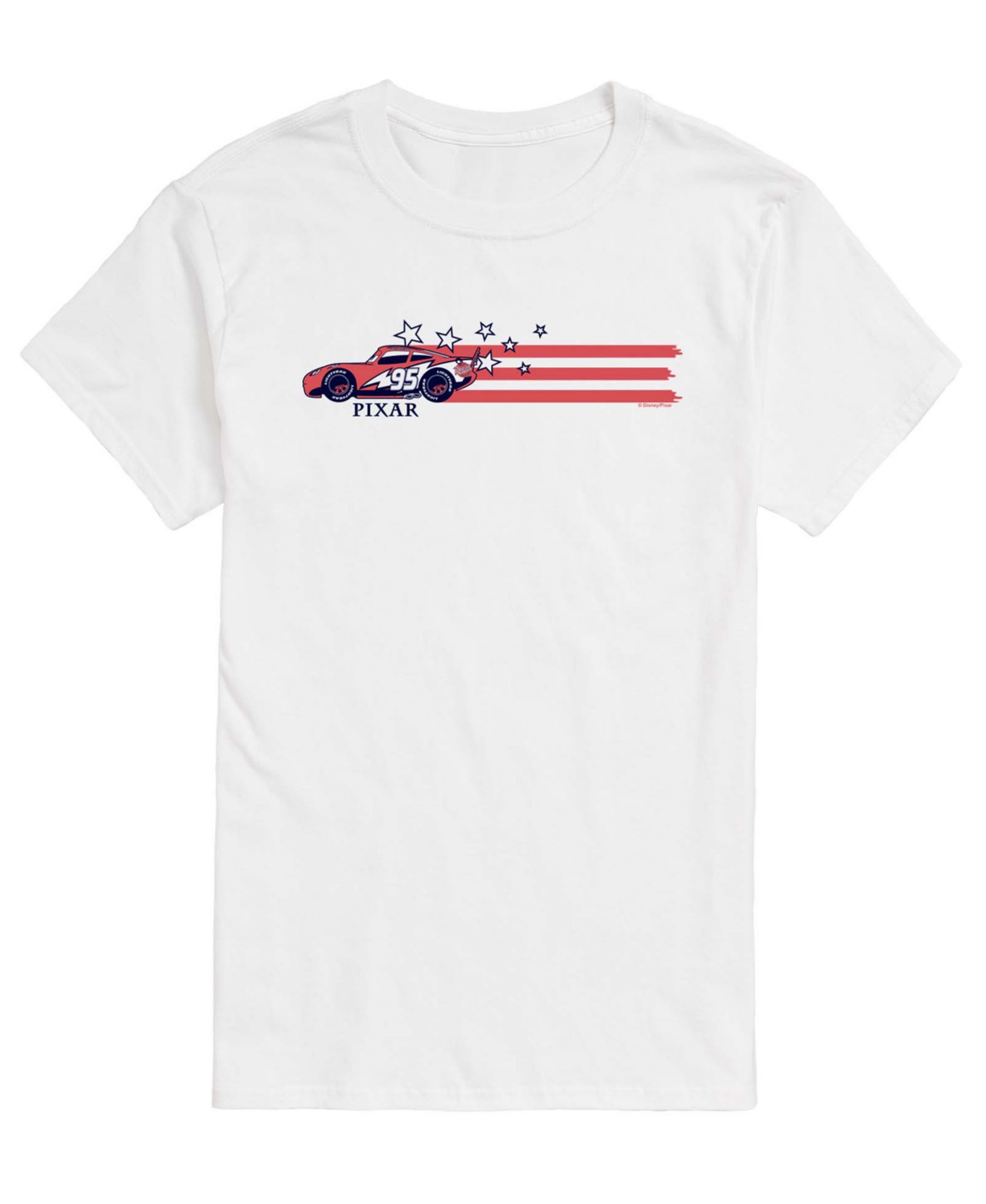AIRWAVES Men's Cars Americana Short-Sleeve Graphic T-Shirt