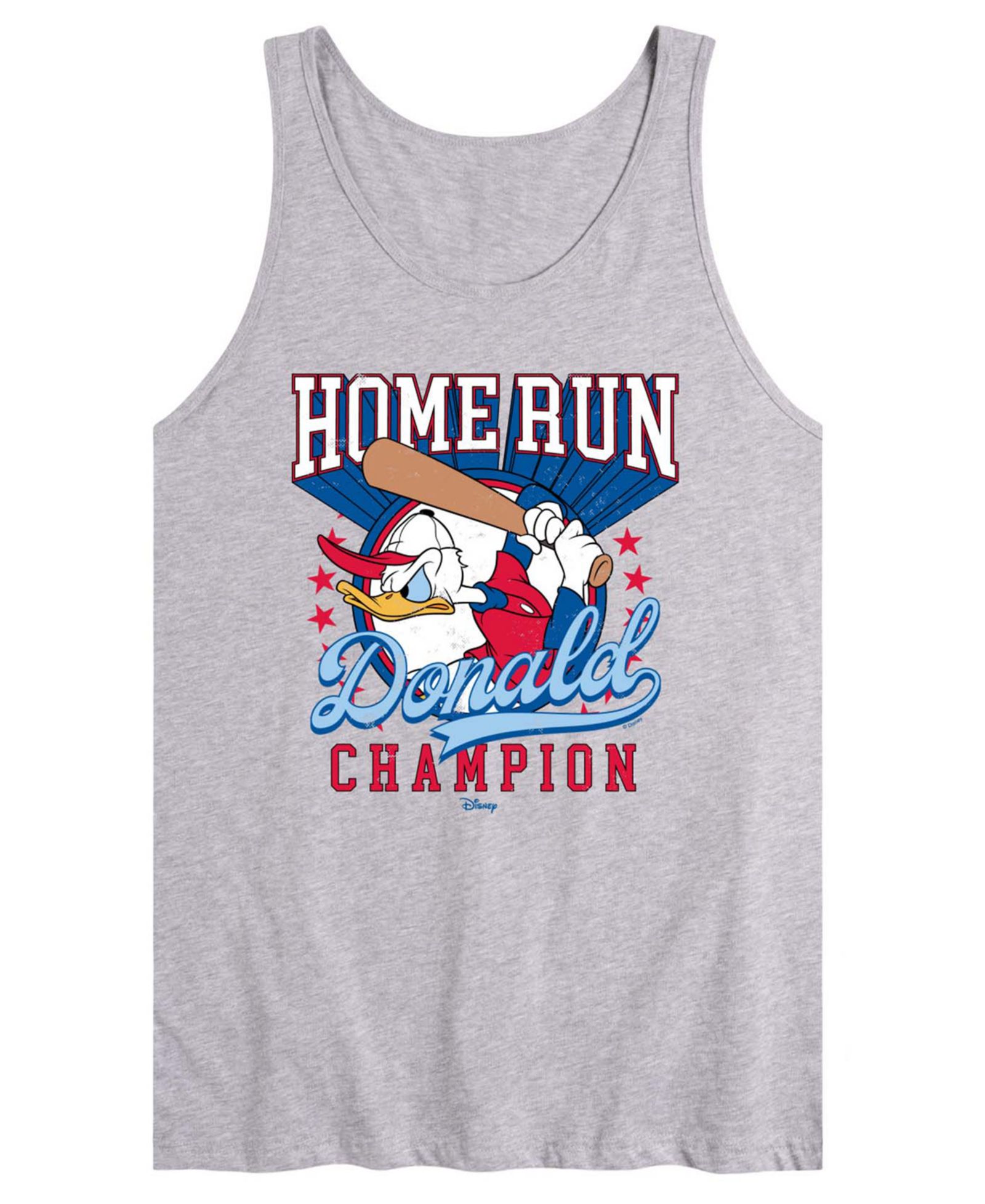 AIRWAVES Men's Disney Home Run Donald Sleeveless Graphic Tank Top