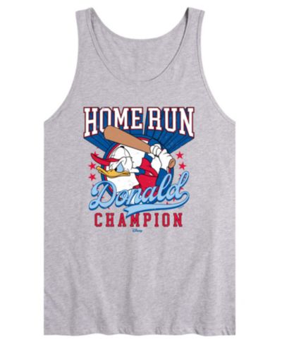 AIRWAVES Men's Disney Home Run Donald Sleeveless Graphic Tank Top