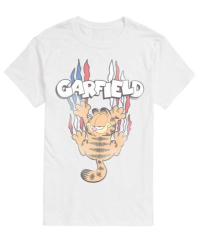AIRWAVES Мужская футболка Garfield Americana с коротким рукавом, выстиранный эффект