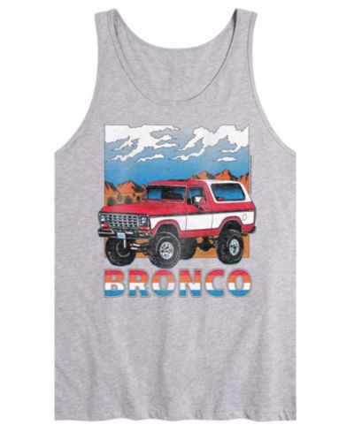 AIRWAVES Men's Ford Bronco Mountain View Sleeveless Graphic Tank Top