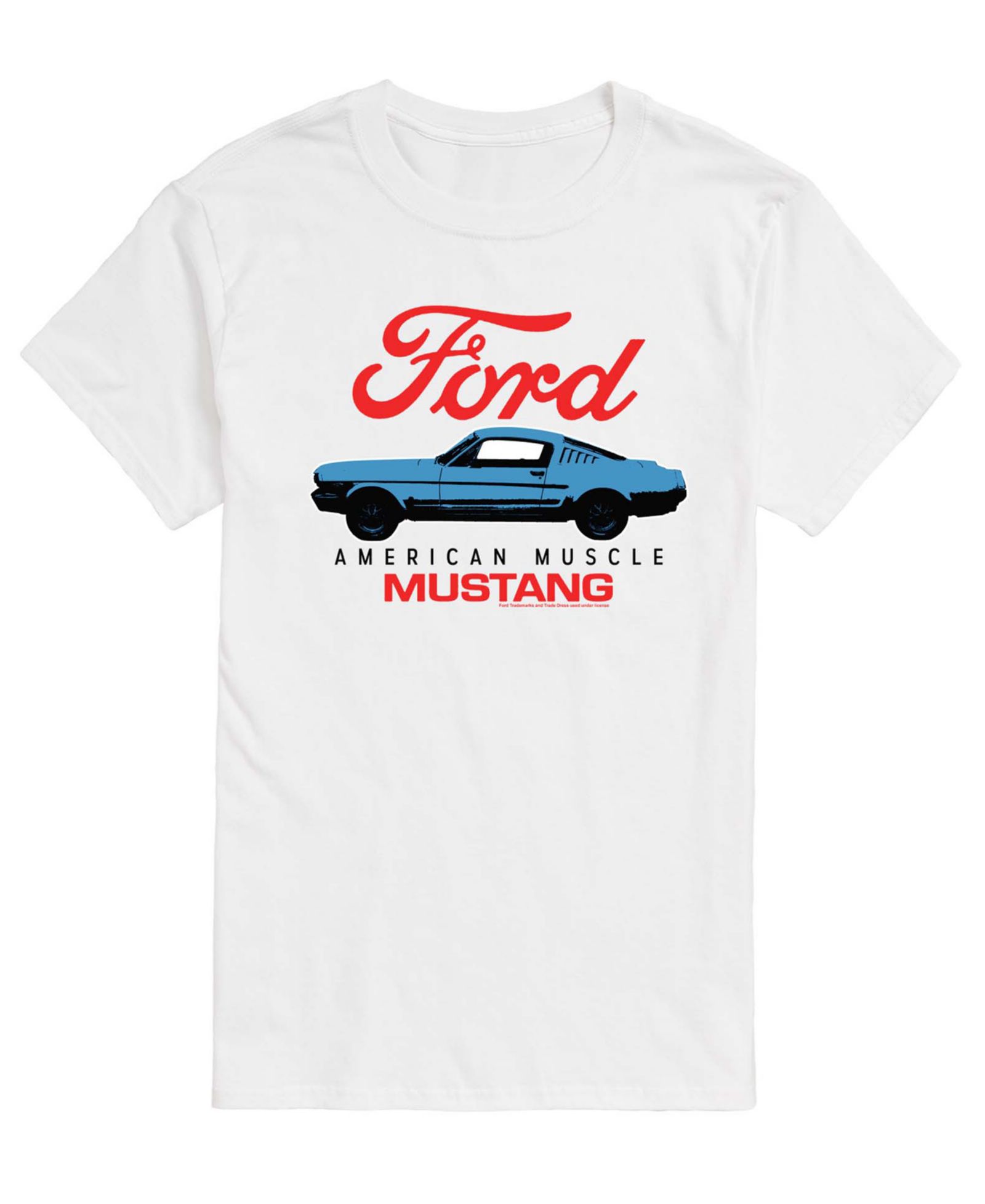 AIRWAVES Men's Ford American Muscle Mustang Short-Sleeve Graphic T-Shirt