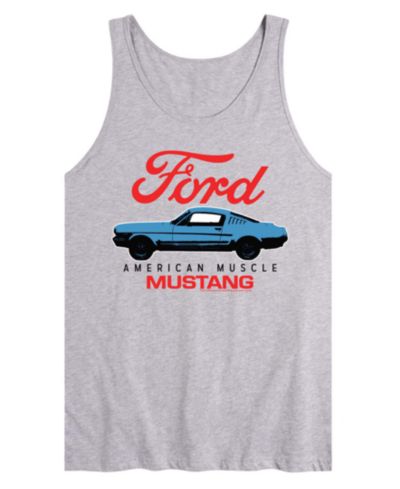 AIRWAVES Men's Ford American Muscle Mustang Sleeveless Graphic Tank Top