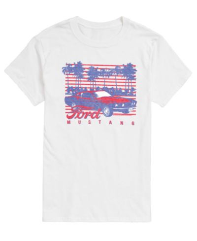 Мужская футболка AIRWAVES Men's Ford Mustang Palm Trees Short-Sleeve Graphic