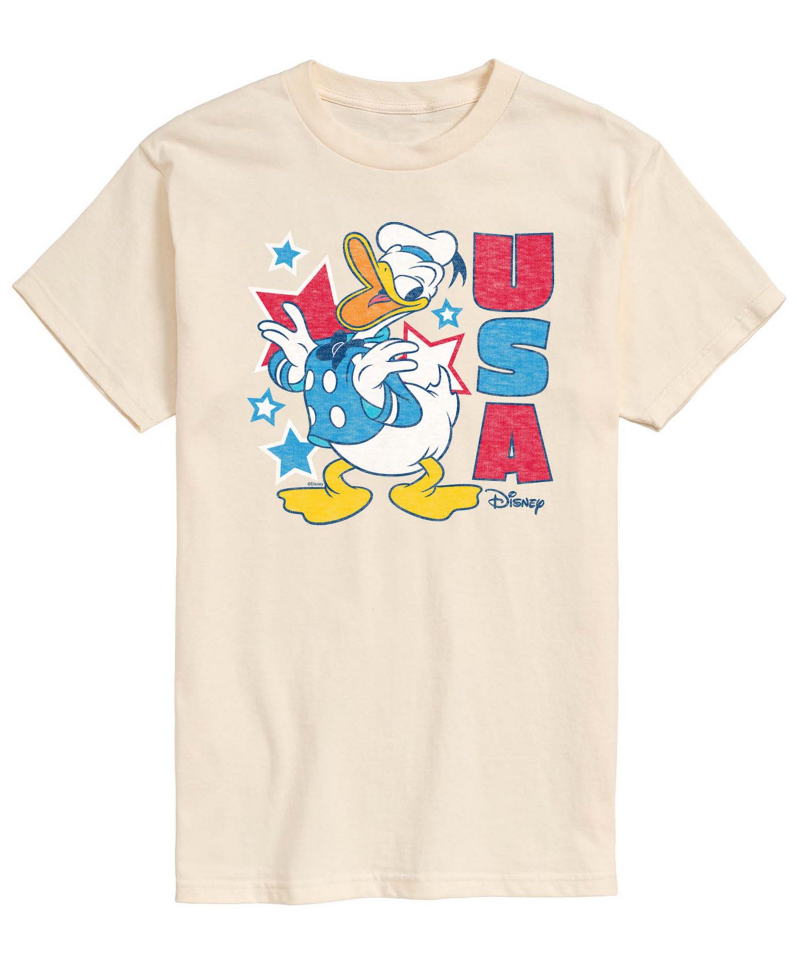AIRWAVES Men's Disney Donald USA Short-Sleeve Graphic T-Shirt