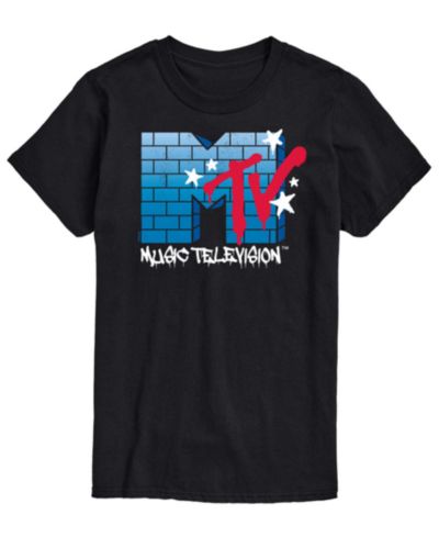 Мужская футболка AIRWAVES MTV Logo Brick Wall с коротким рукавом