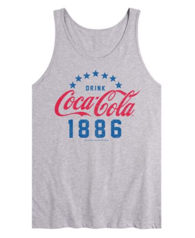 AIRWAVES Men's Coca-Cola Star Circle Sleeveless Graphic Tank Top
