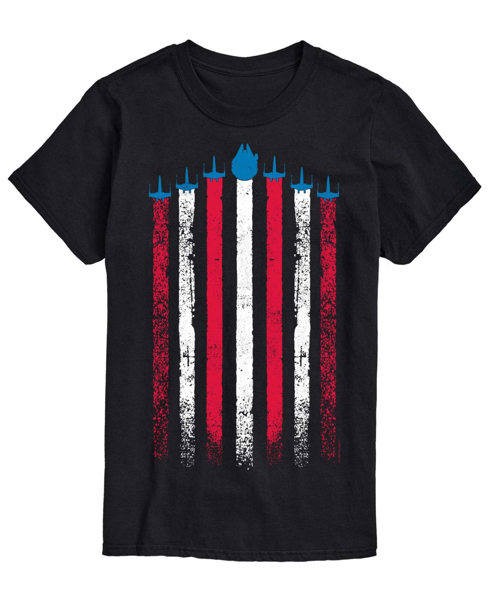 Мужская футболка AIRWAVES Star Wars Flag Ships Short-Sleeve Graphic