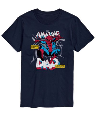 Мужская футболка AIRWAVES Spiderman Amazing Dad Short-Sleeve Graphic