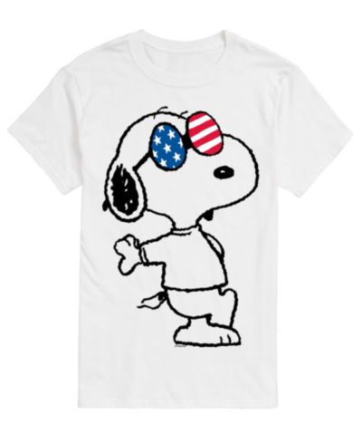 Мужская футболка AIRWAVES Peanuts USA Snoopy Glasses Short-Sleeve Graphic