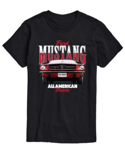 Мужская футболка AIRWAVES с принтом Ford 1965 Mustang, с коротким рукавом
