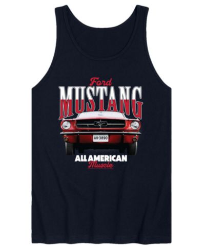 AIRWAVES Men's Ford 1965 Mustang Sleeveless Graphic Tank Top