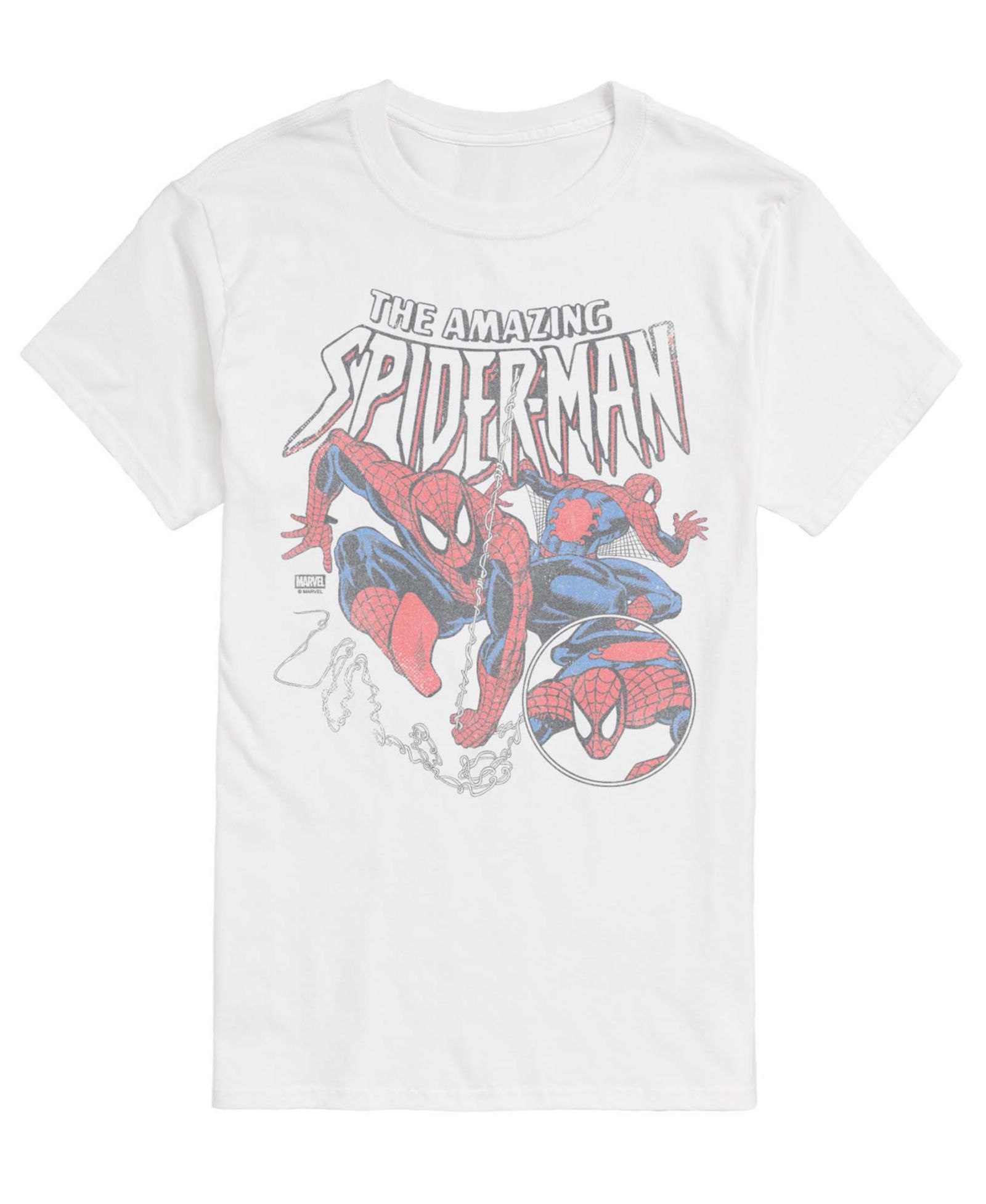 AIRWAVES Мужской Spiderman Web Circle Short-Sleeve Graphic T-Shirt