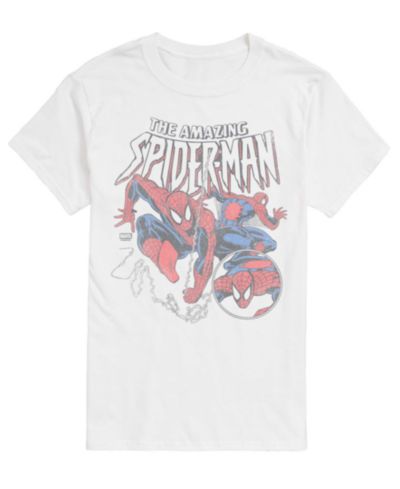 AIRWAVES Мужской Spiderman Web Circle Short-Sleeve Graphic T-Shirt