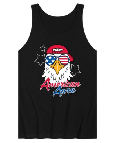 AIRWAVES Men's American Aura Eagle Sleeveless Graphic Tank