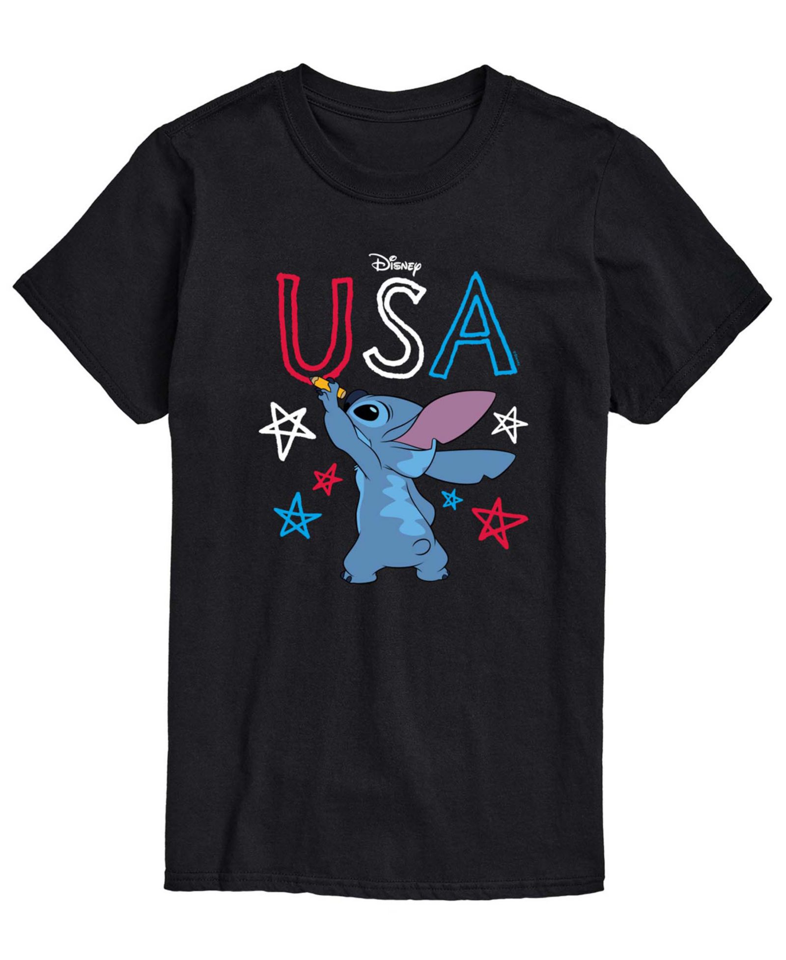 Мужская футболка AIRWAVES Lilo USA Stitch Drawing с коротким рукавом