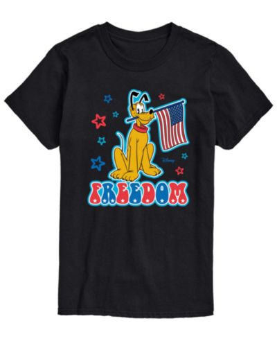 AIRWAVES Men's Disney Pluto Freedom Short-Sleeve Graphic T-Shirt