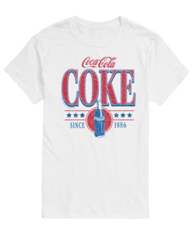 AIRWAVES Men's Coca-Cola 90s Collegiate Design Short-Sleeve Graphic T-Shirt