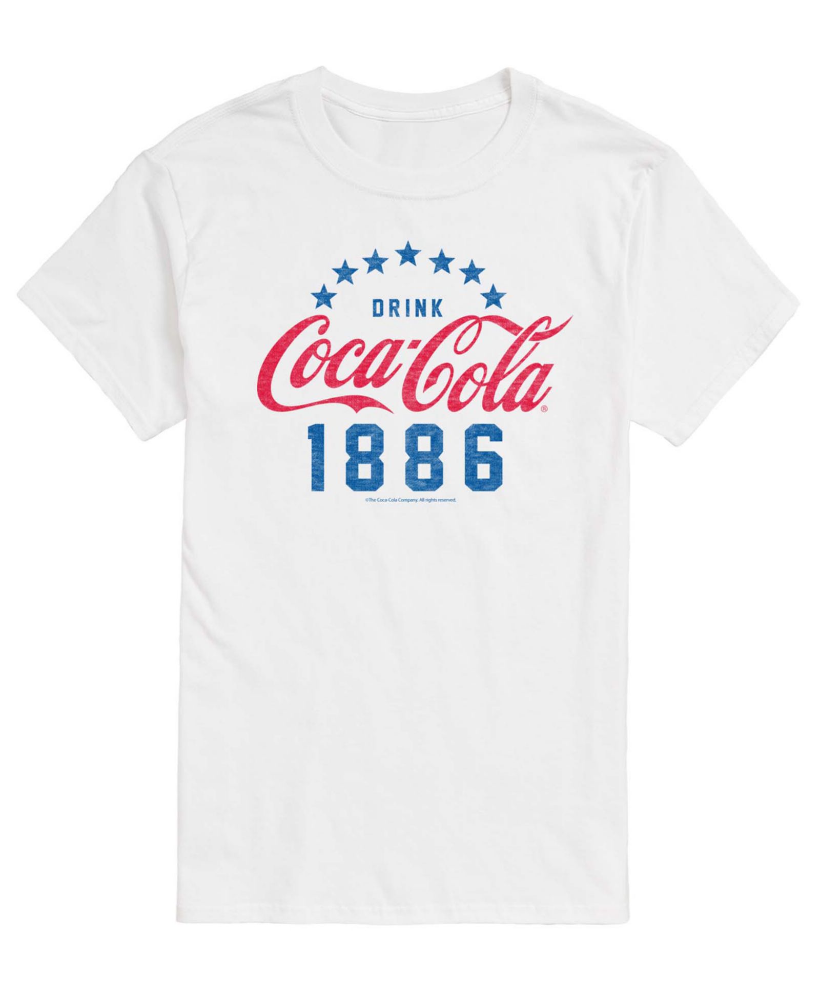AIRWAVES Men's Coca-Cola Star Circle Short-Sleeve Graphic T-Shirt