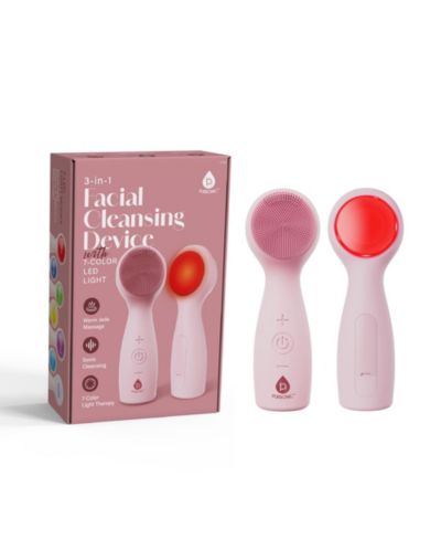 PURSONIC 3-in-1 Sonic Facial Cleanser with Heated Jade and 7-Color LED Light Therapy