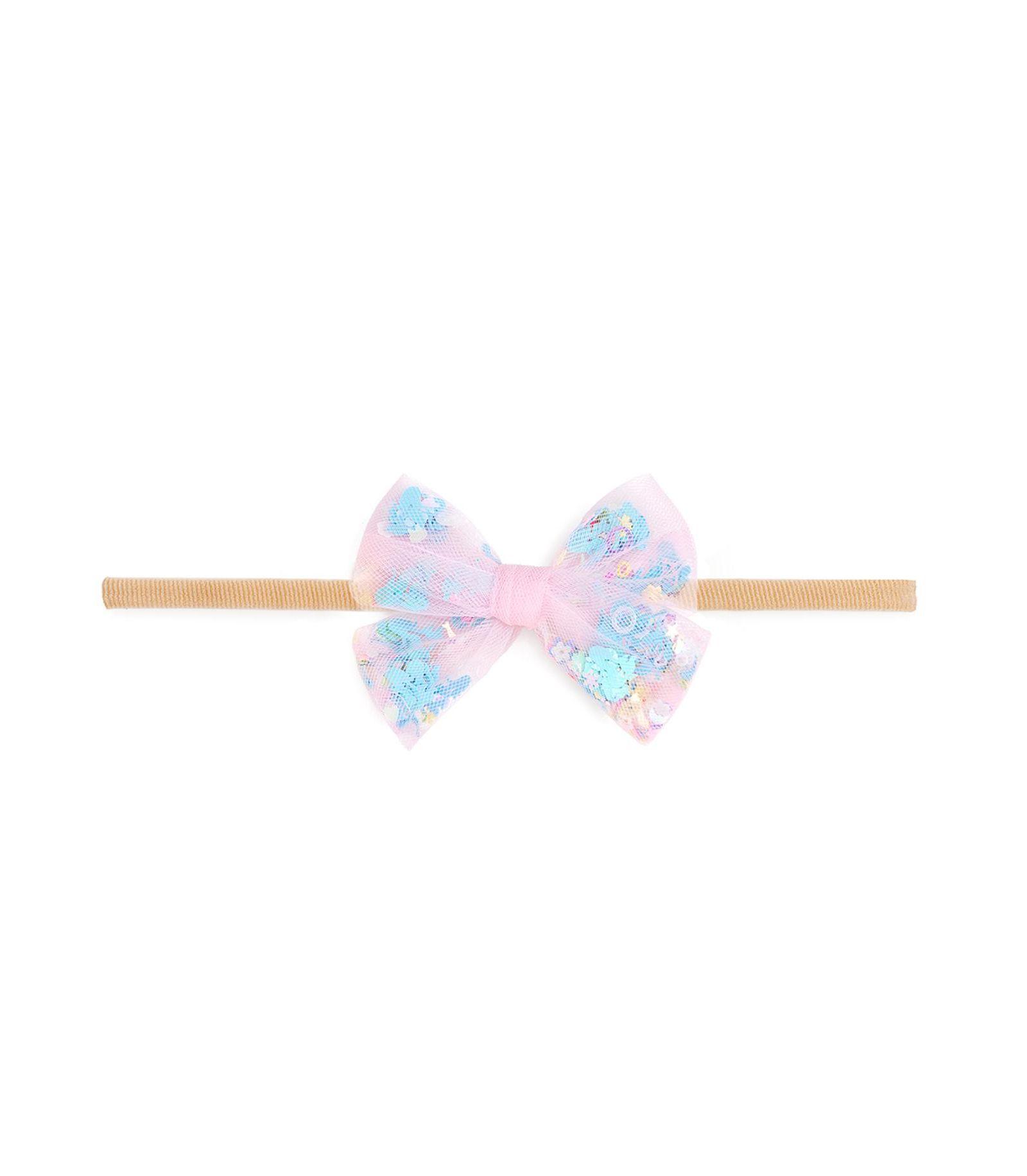 Sweet Wink Baby Girls Mermaid Sequin Bow Baby Headband