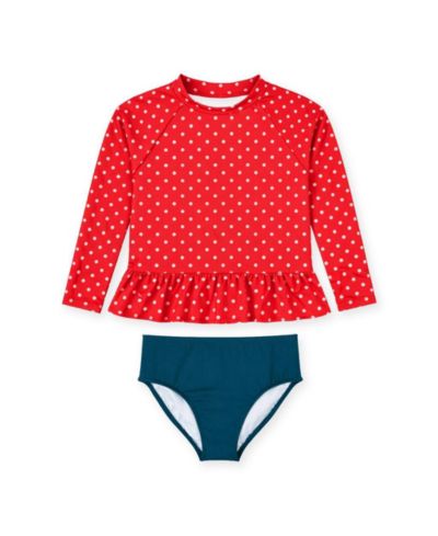 Купальник Florence Eiseman Big Girls Polka Dot Rashguard