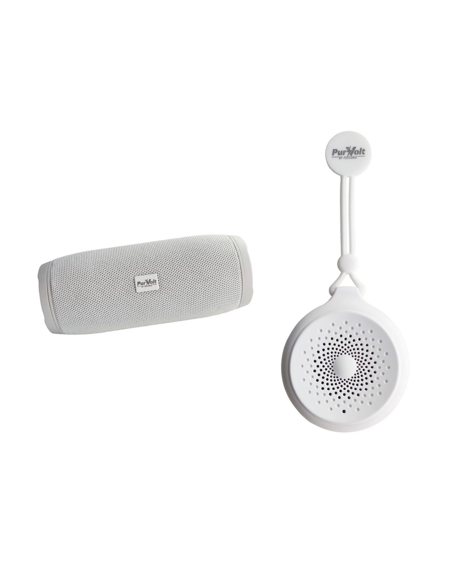 PURSONIC Peak and Waterproof Wireless 360-Degree Hi-Res Speakers, 2-Piece Set