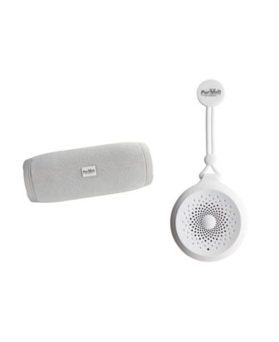 PURSONIC Peak and Waterproof Wireless 360-Degree Hi-Res Speakers, 2-Piece Set
