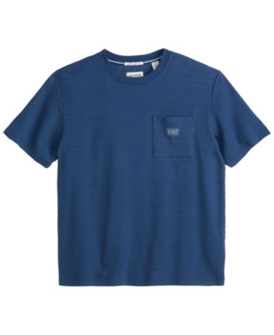 SCOTCH & SODA Men's Seersucker Chest Pocket T-shirt