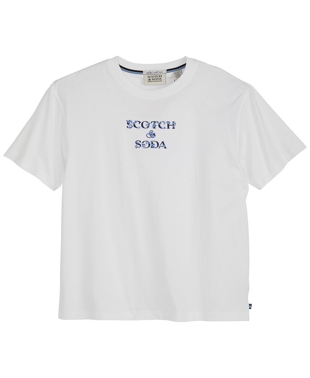SCOTCH & SODA Men's Graphic Logo Short-Sleeve T-Shirt
