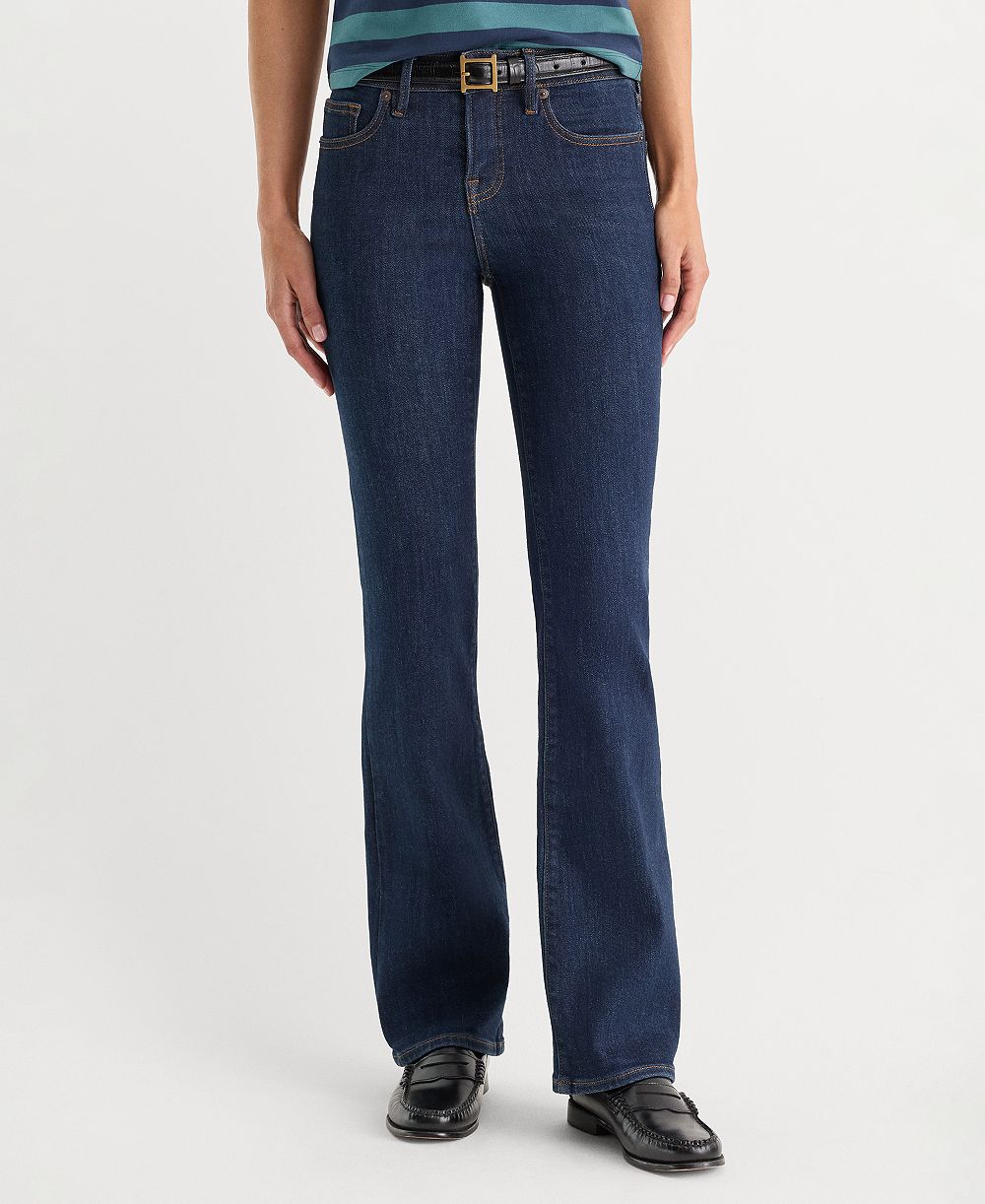 Good American Women's Good Low-Rise Bootcut Jeans