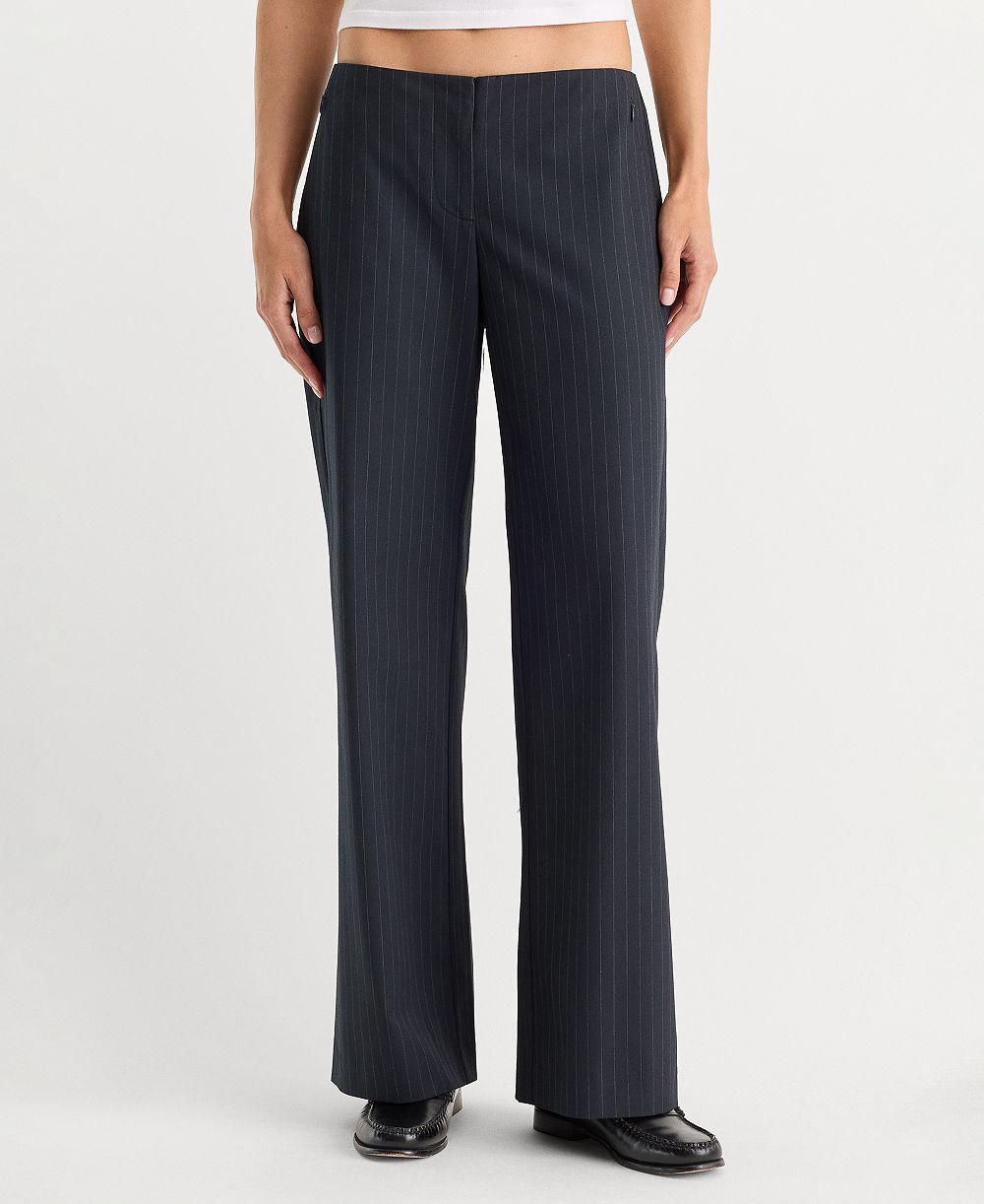 Женские брюки Good American Low-Rise Wide-Leg
